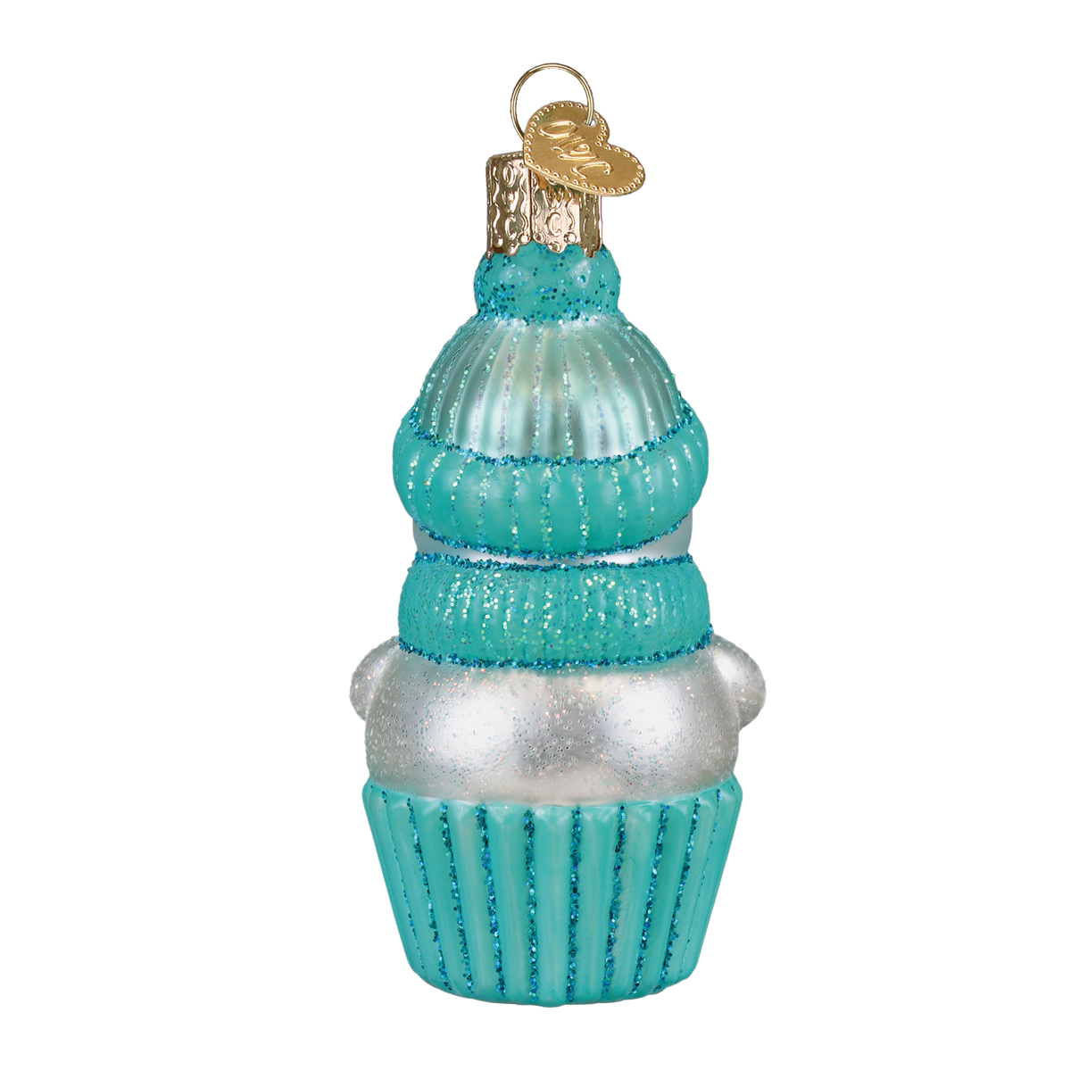 Snow Baby Cupcake Boy Ornament