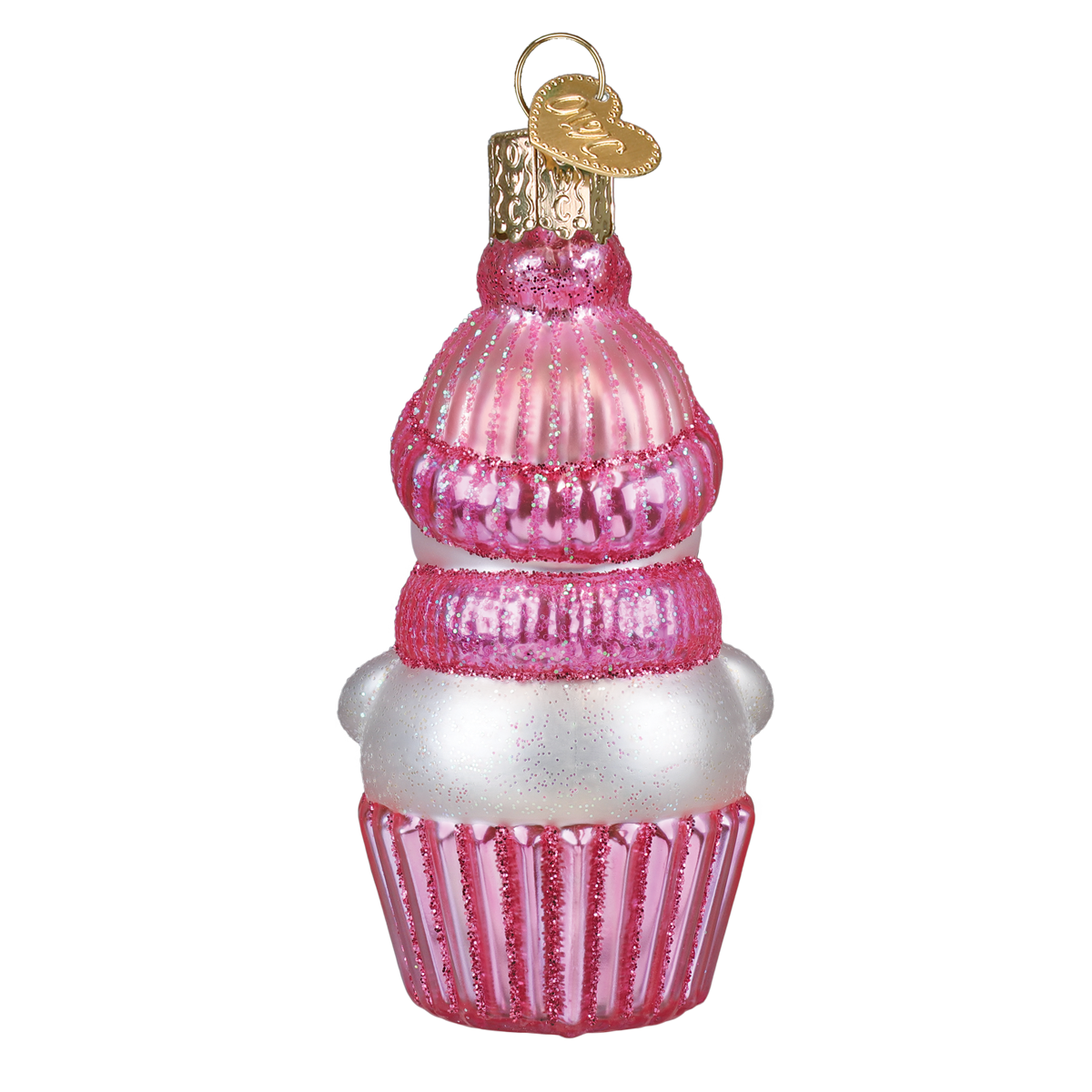Snow Baby Cupcake Girl Ornament
