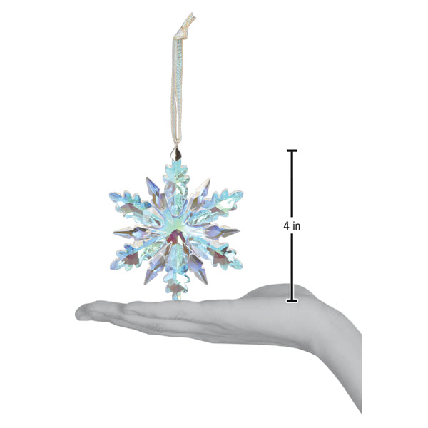 Radiant Crystal Snowflake Ornament