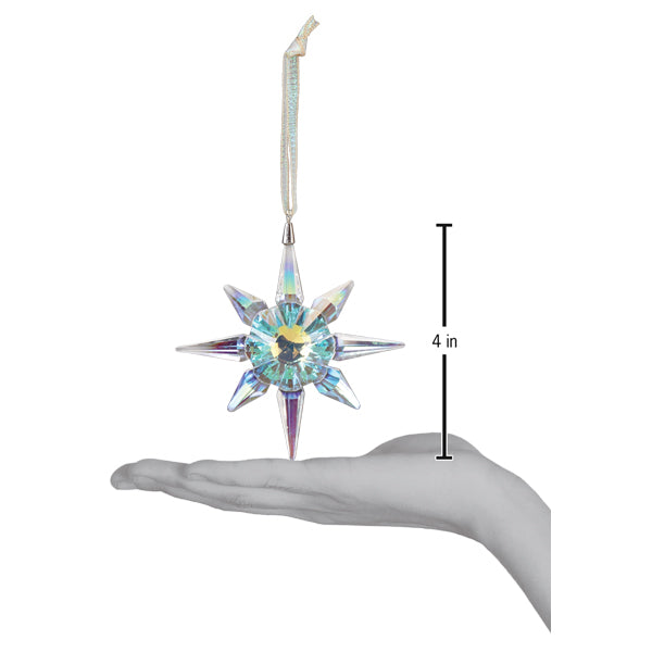 Radiant Crystal Starflake Ornament
