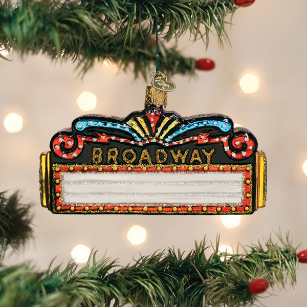Broadway Marquee Ornament