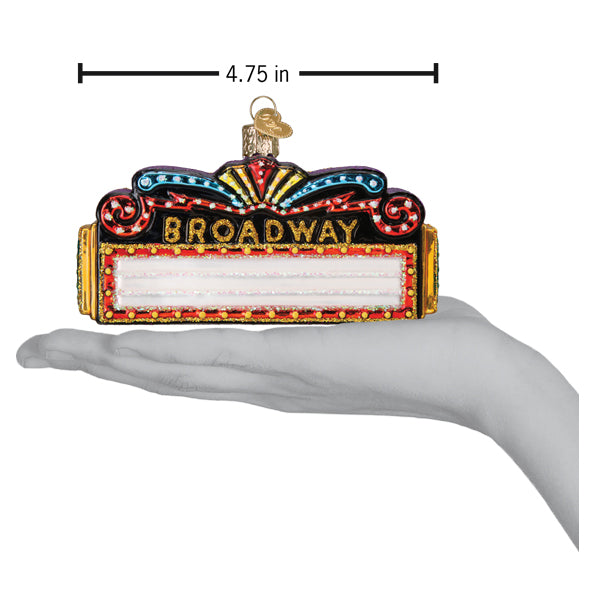 Broadway Marquee Ornament