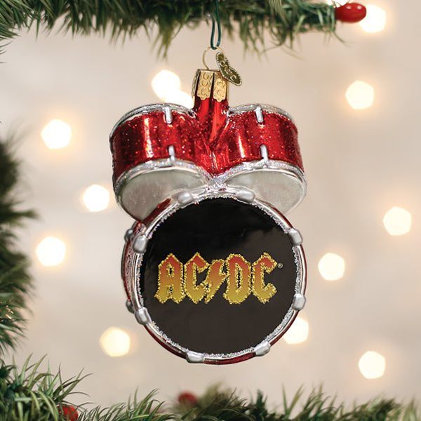AC/DC Drum Set Ornament