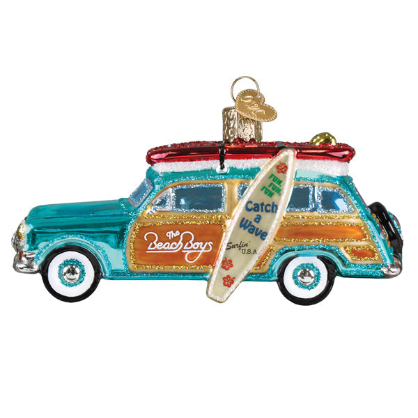 The Beach Boys Surfin' Woody Ornament – Old World Christmas
