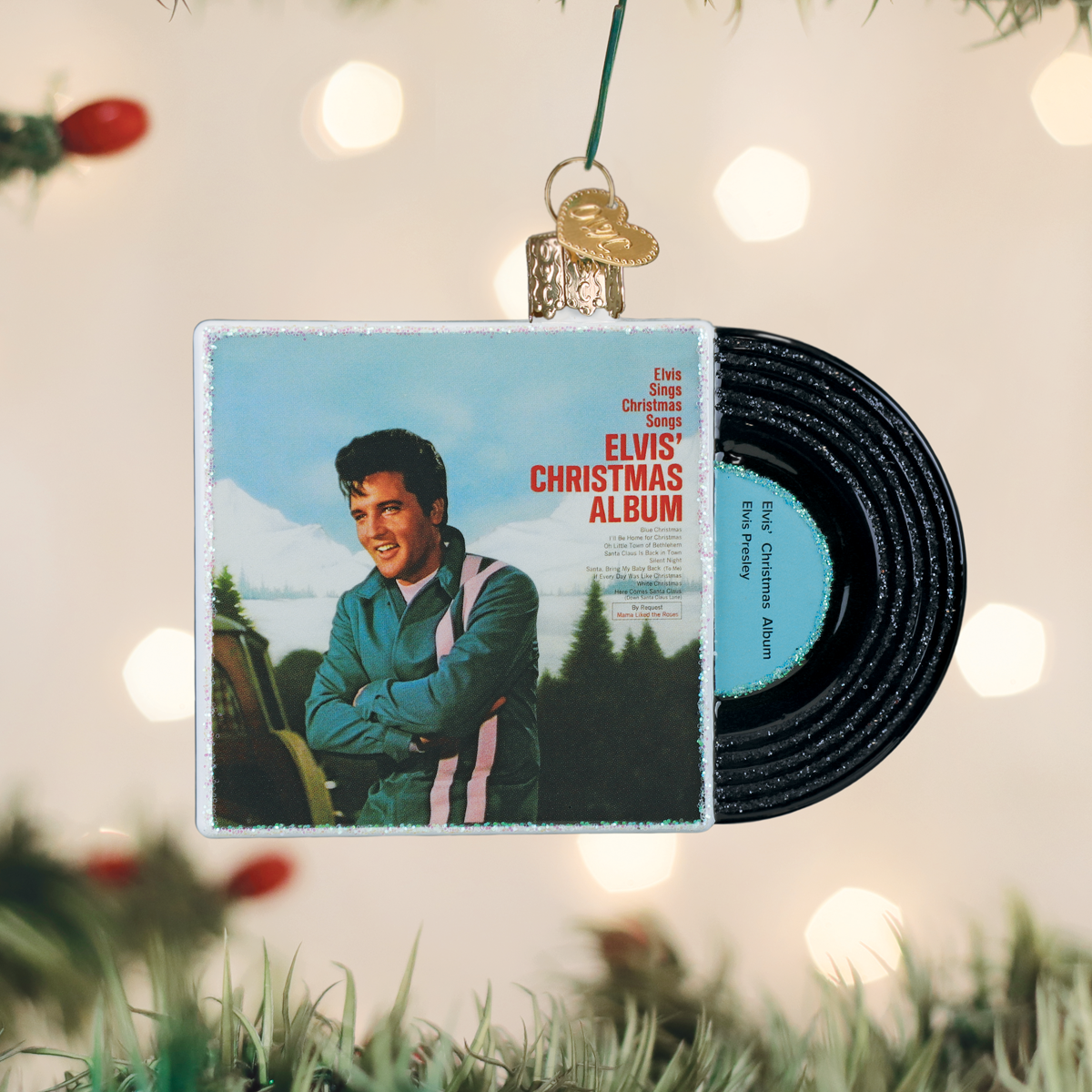 Elvis' Christmas Album Ornament