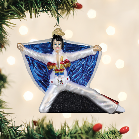 Elvis In Eagle Jumpsuit Ornament