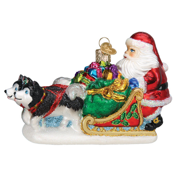 Santa's Dog Sled Ornament