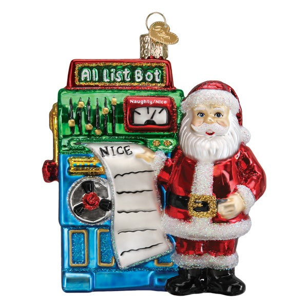 Santa's AI Bot Ornament