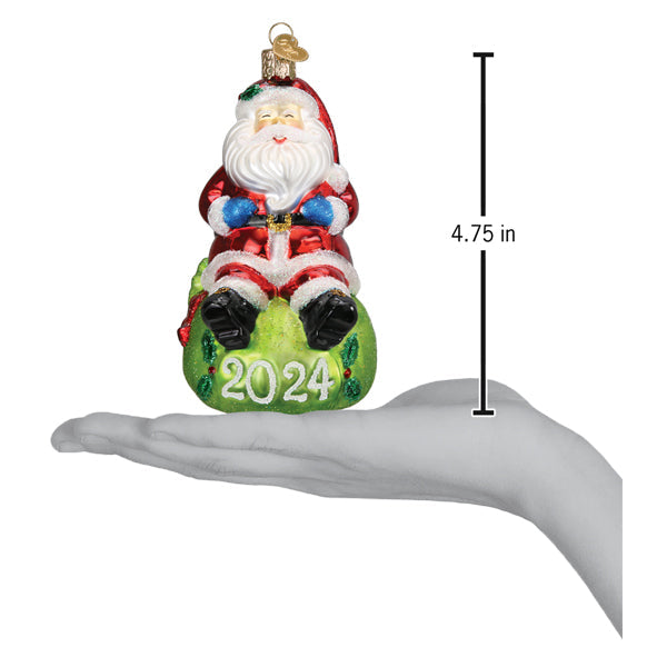 2024 Jovial Santa Ornament