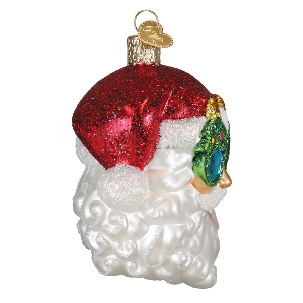 Christmas Tree Shades Santa Ornament
