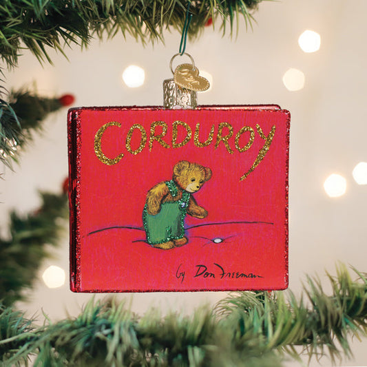 Corduroy Book Ornament
