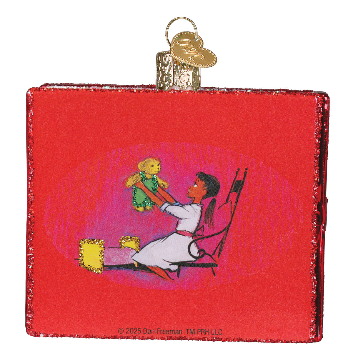 Corduroy Book Ornament