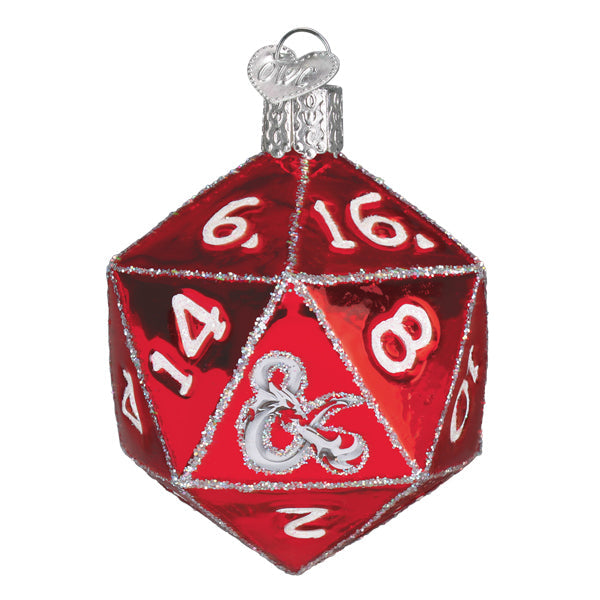D&D D20 Dice Ornament
