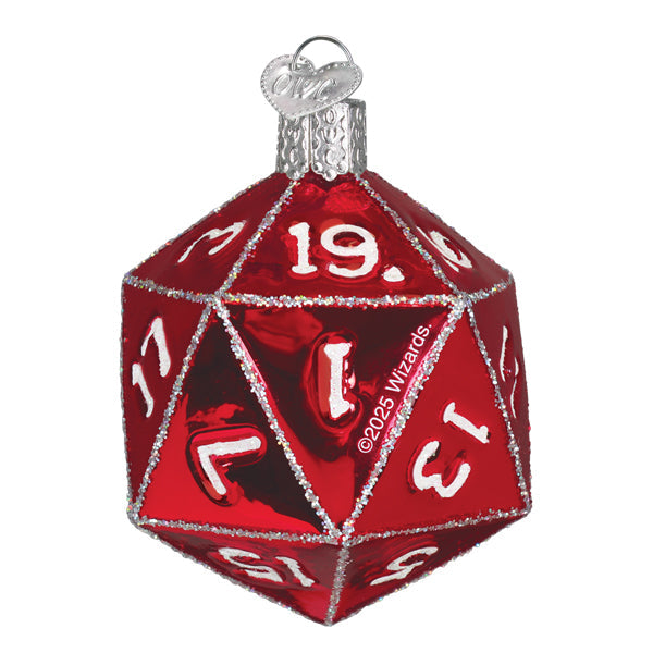 D&D D20 Dice Ornament