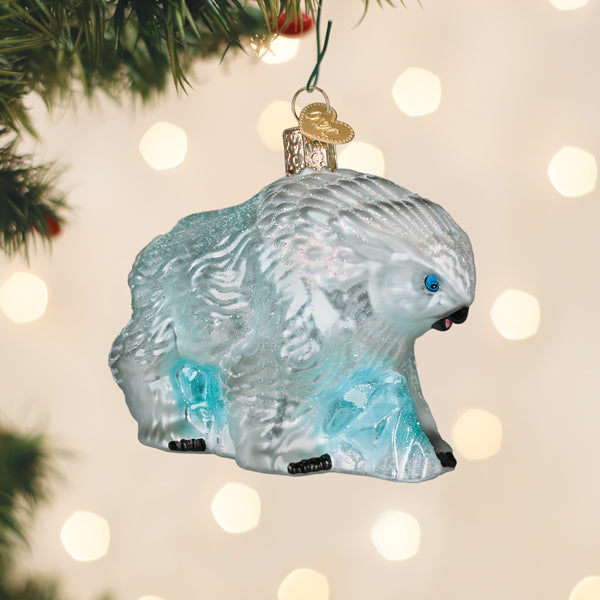 D&D Snowy Owlbear Ornament