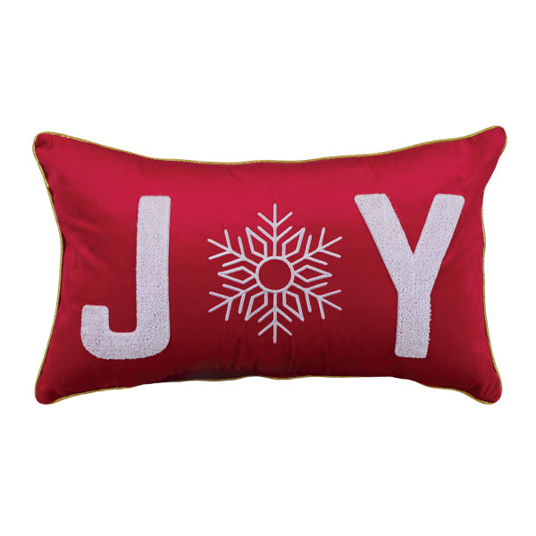 20" Joy Rectangle Pillow Ornament