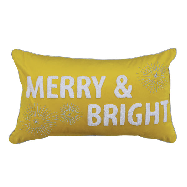 20" Merry & Bright Rectangle Pillow