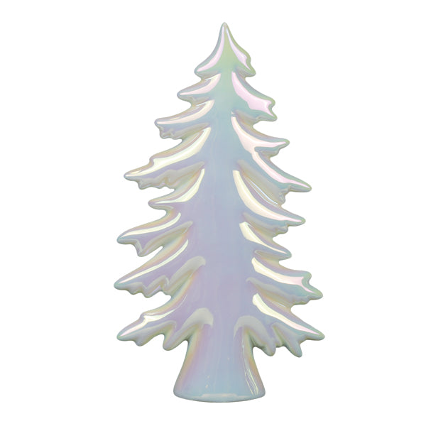 Iridescent Ceramic Trees Set