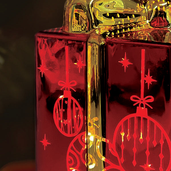 Lit Ornamental Glass Gift Box – Old World Christmas