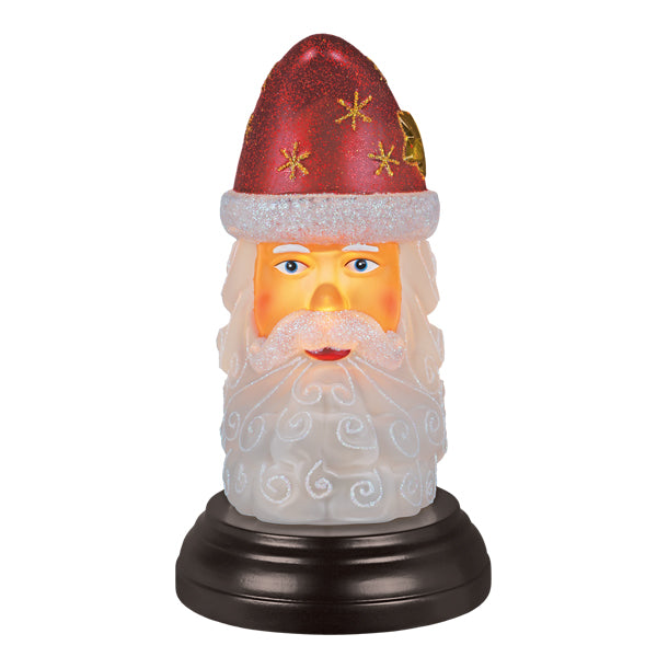 Santa Moon Face Light Ornament
