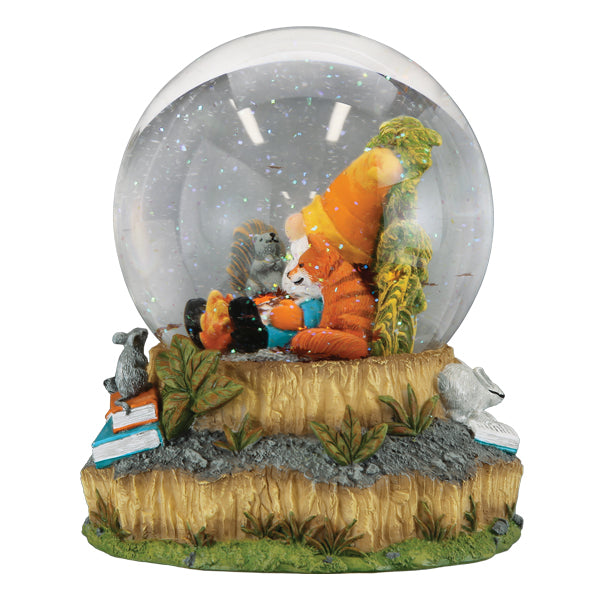 Autumn Forest Gnome Snow Globe – Old World Christmas
