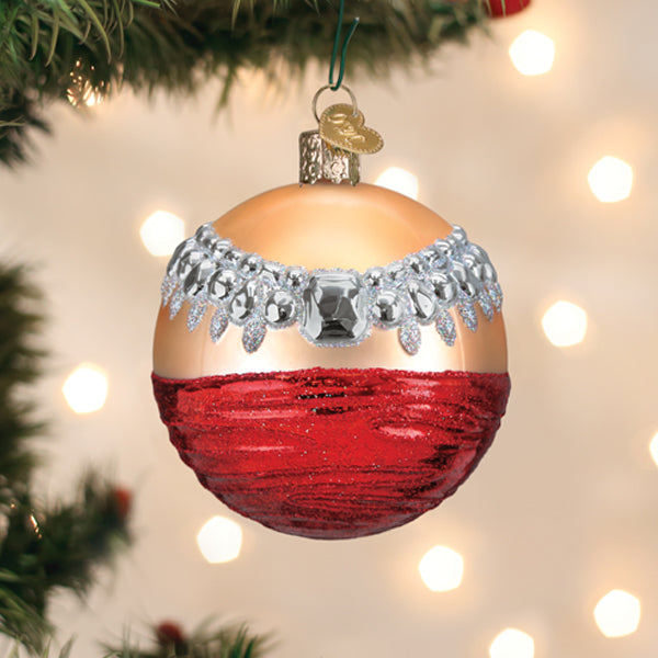 Girl's Best Friend Round Ornament