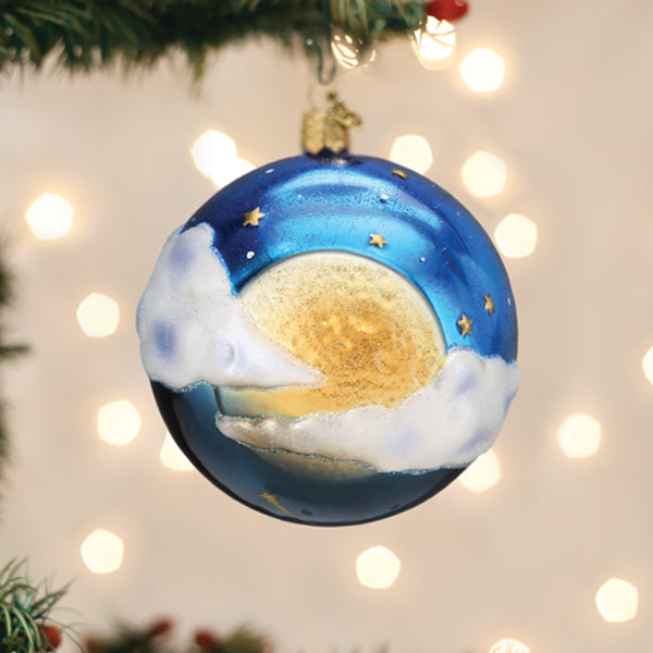 Moonglow Round Ornament