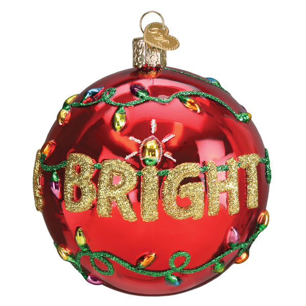 Merry & Bright Round Ornament