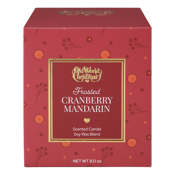 Frosted Cranberry Mandarin Candle – Old World Christmas