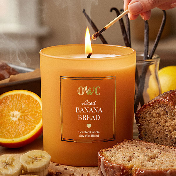 Iced Banana Bread Candle