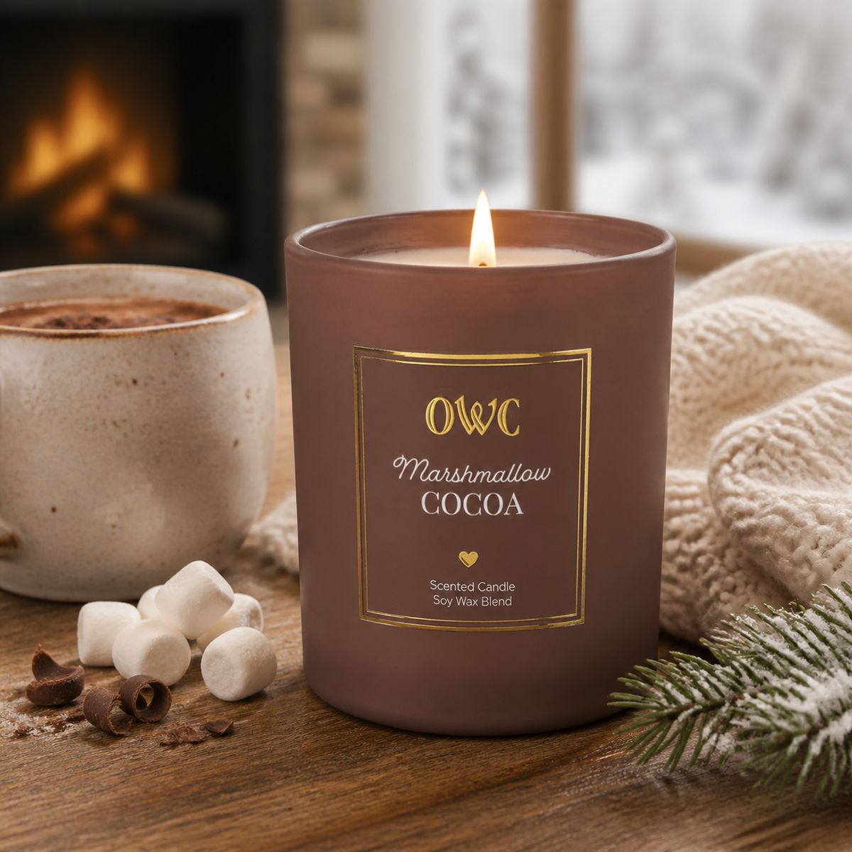 Marshmallow Cocoa Candle
