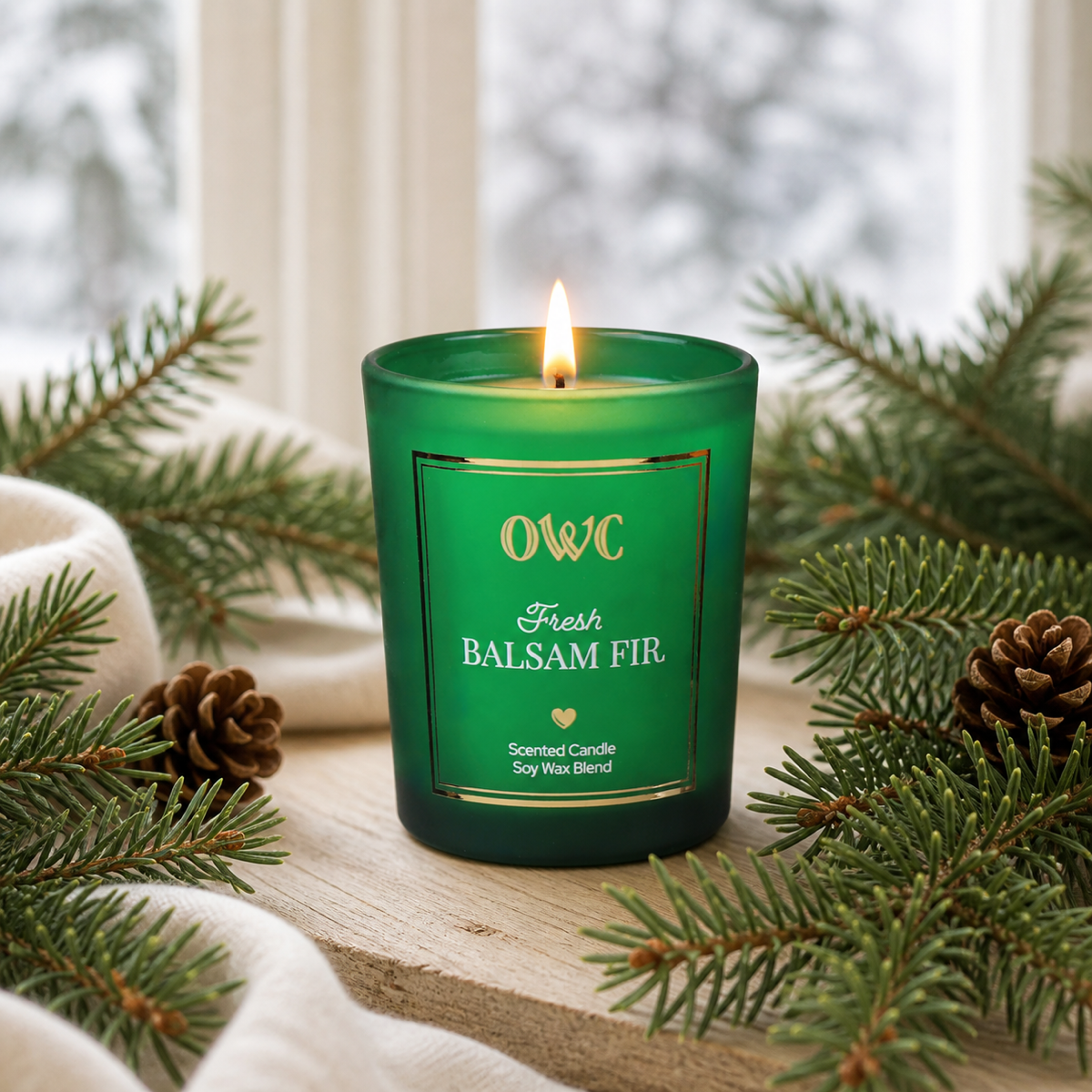 Fresh Balsam Fir Votive Candle