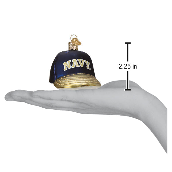 Navy Baseball Cap Ornament