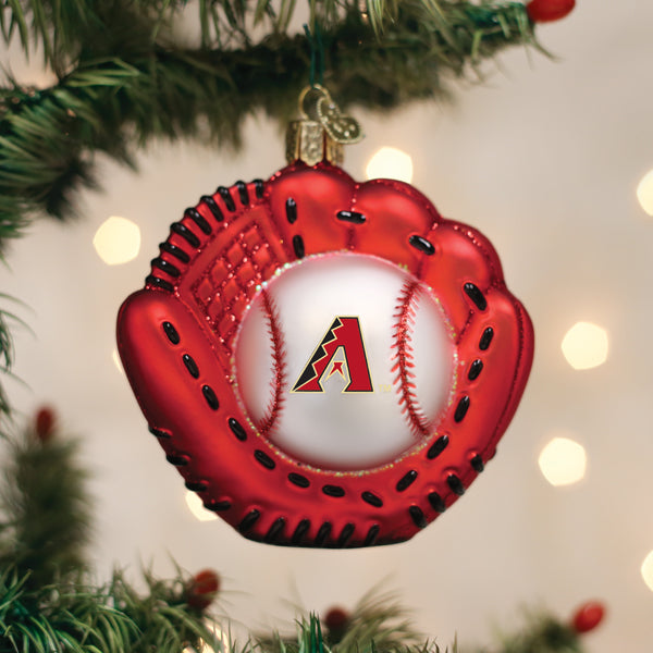 Diamondbacks Baseball Mitt Ornament