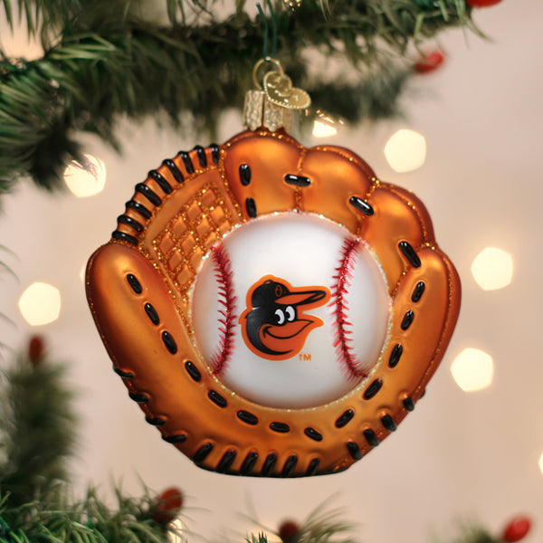 Orioles Baseball Mitt Ornament