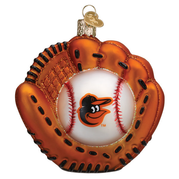 Orioles Baseball Mitt Ornament