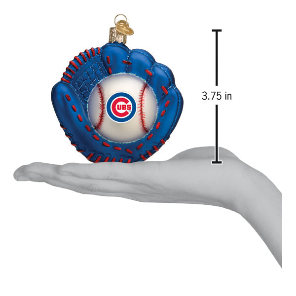 Cubs Baseball Mitt Ornament