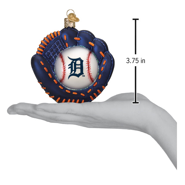 Tigers Baseball Mitt Ornament