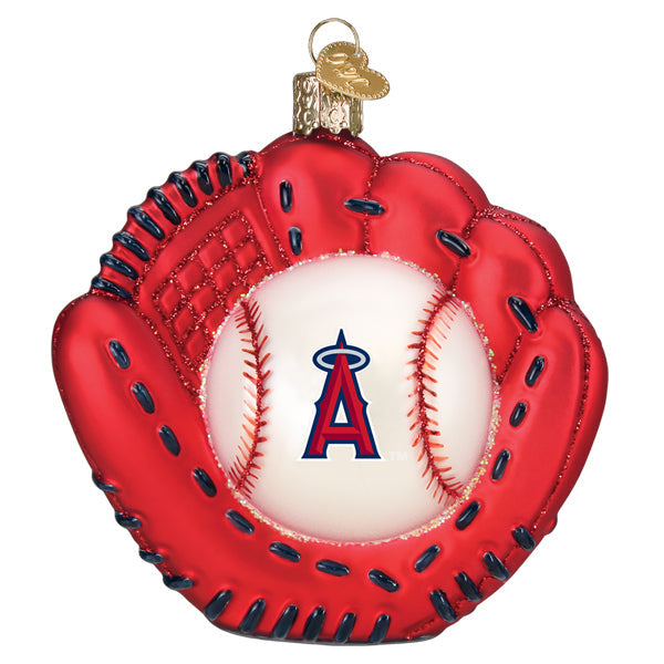 Angels Baseball Mitt Ornament