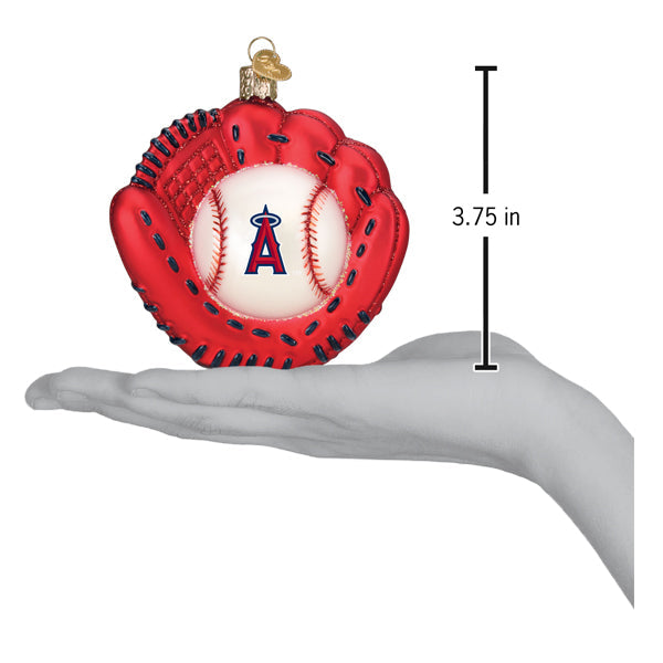 Angels Baseball Mitt Ornament