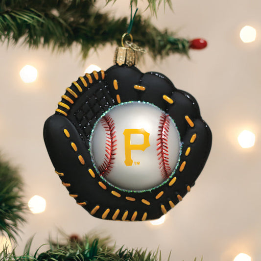 Pirates Baseball Mitt Ornament