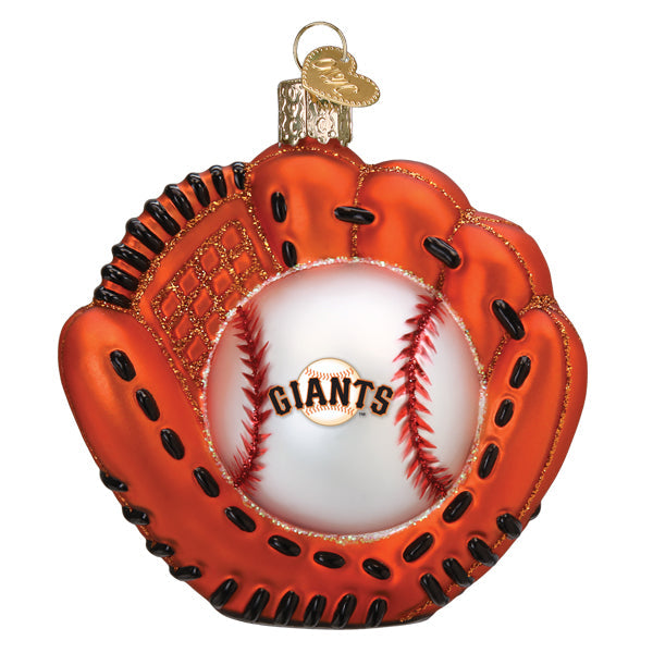 Giants Baseball Mitt Ornament