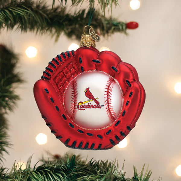 Cardinals Baseball Mitt Ornament