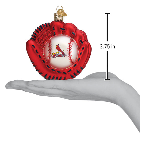 Cardinals Baseball Mitt Ornament