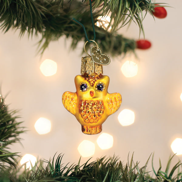 Mini Halloween Owl Ornament