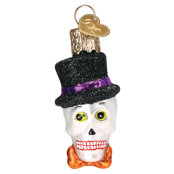 Mini Top Hat Skeleton Ornament