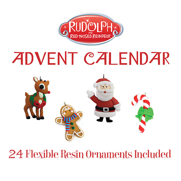 Rudolph Advent Calendar Ornament