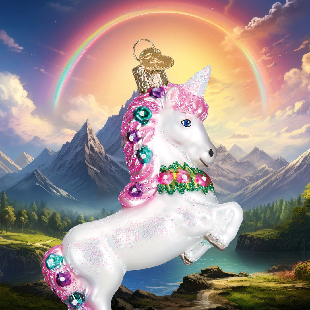 Prancing Unicorn Ornament | Old World Christmas™