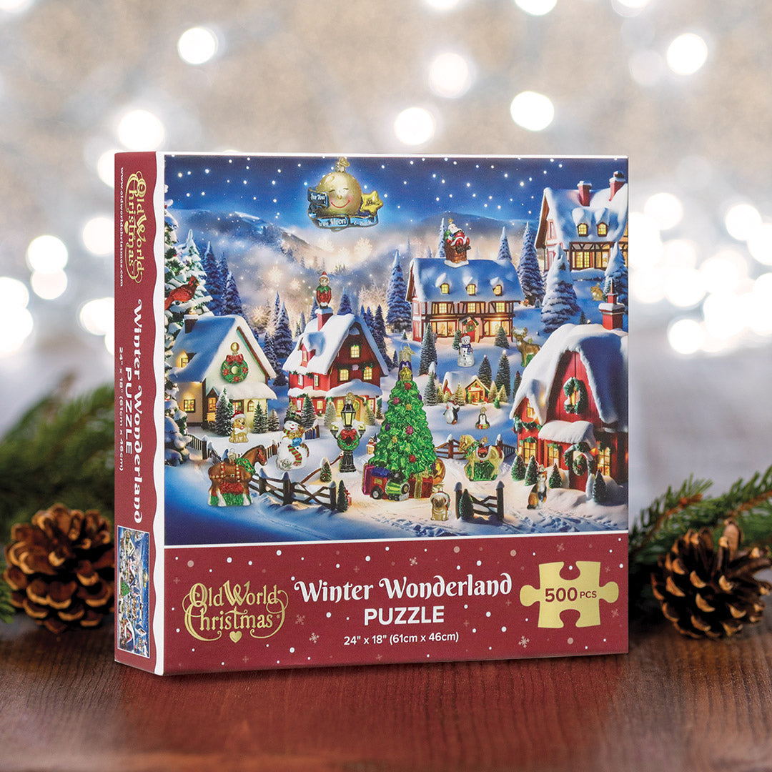 リース◯ winter wonderland Winter Wonderland Puzzle – Old World Christmas