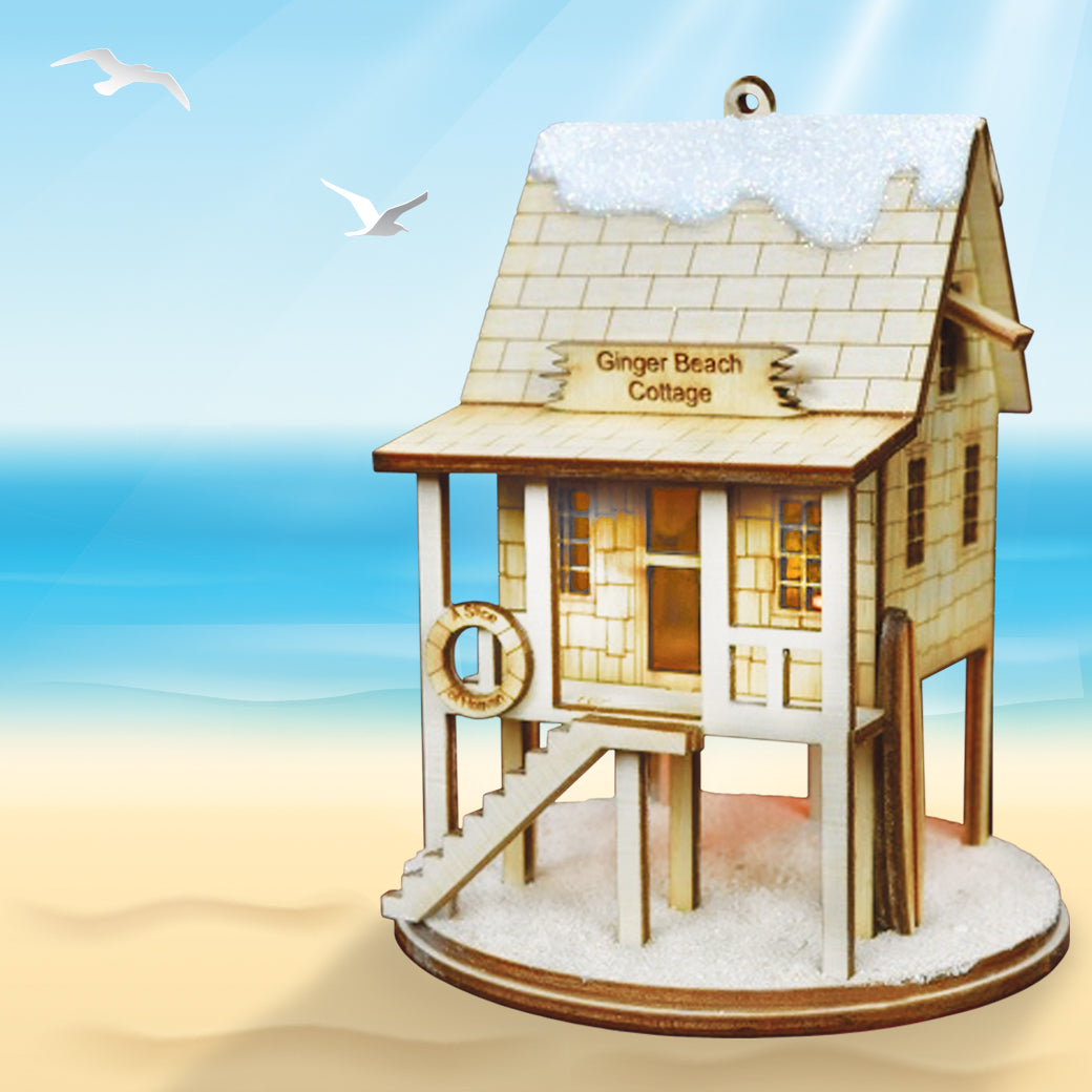 Ginger Beach Cottage Ornament - Thumbnail 3